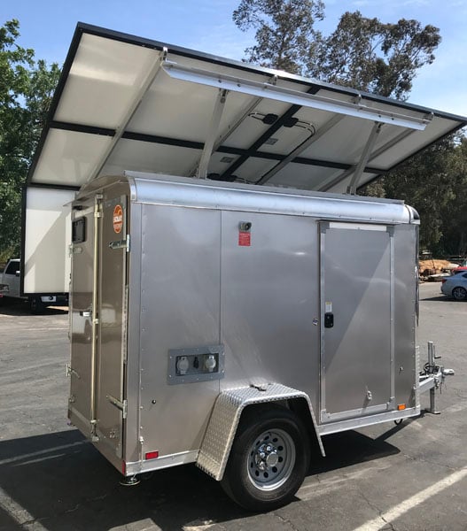 Mobile Solar - MS-225 Solar Generator - Lockable Side Door and Storage Mobile Solar - MS-225 Solar Generator - Lockable Side Door and Storage